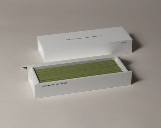 日本 IYÉ No.003 新葉 Leaf 新鮮綠茶嫩芽 淡路島線香 50支入