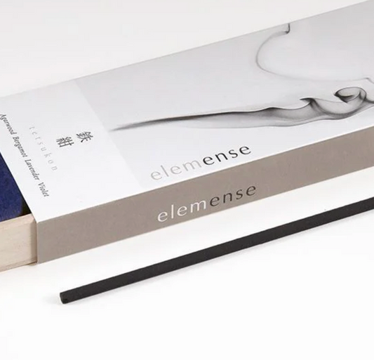 日本 elemense 五行線香 水 tetsukon 鐵紺 線香 40支入