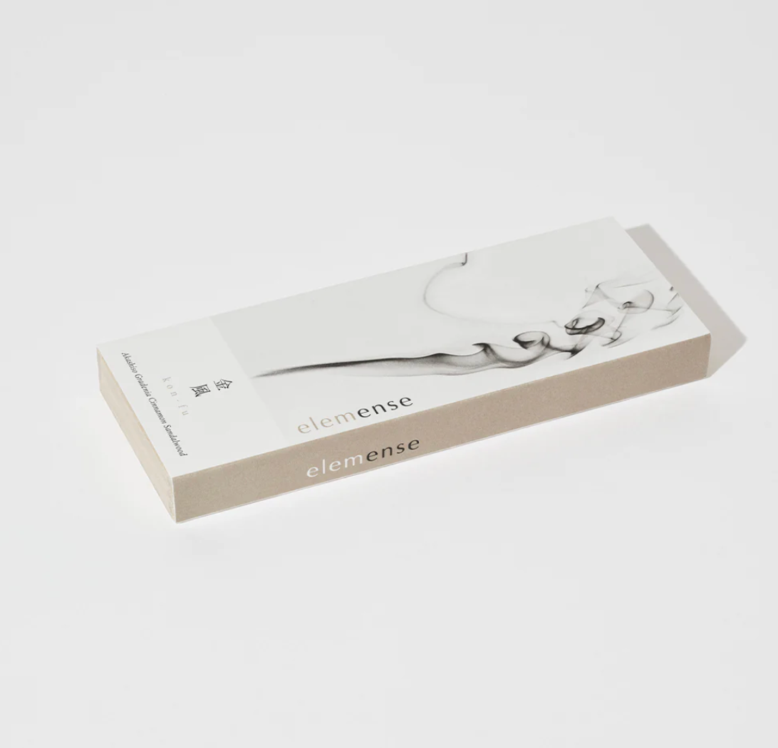 日本 elemense 五行線香 陽 kon-fu 金風 線香 40支入