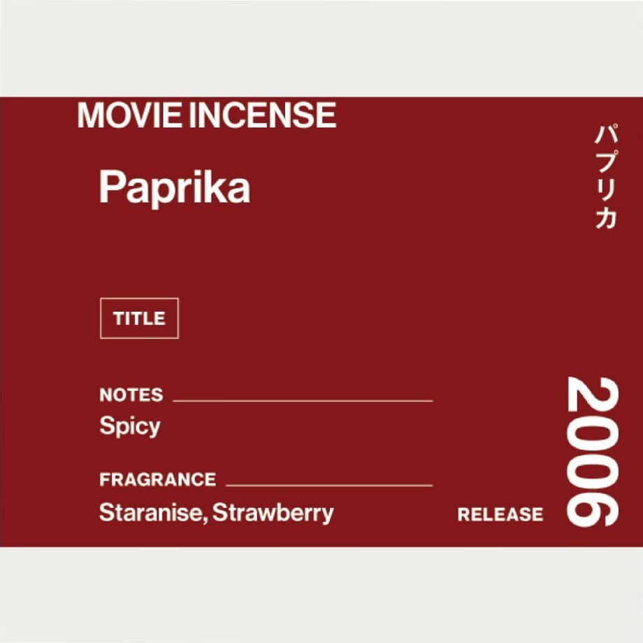 日本 AGNI 電影線香 Paprika《盜夢偵探》
