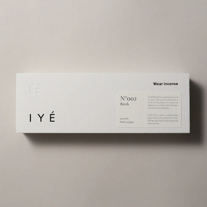 日本 IYÉ No.002 誕生 Birth 頂級天然白檀 淡路島線香 50支入
