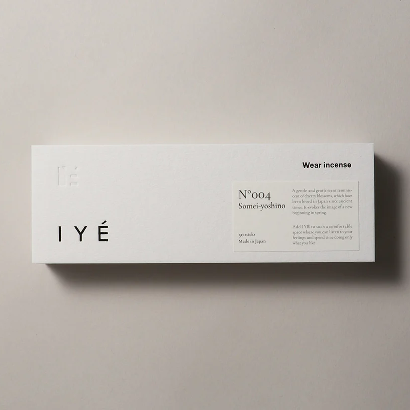 日本 IYÉ No.004 吉野櫻 Somei-yoshino 櫻花 淡路島線香 50支入