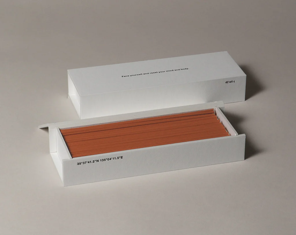 日本 IYÉ No.006 曼陀林 Mandarin 柑橘 淡路島線香 50支入