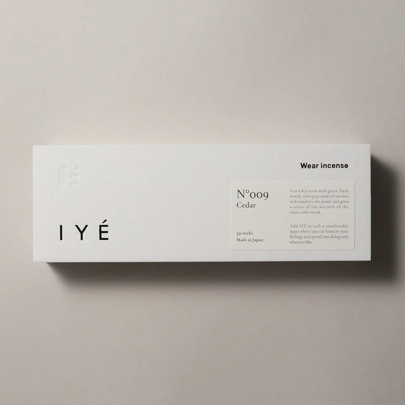 日本 IYÉ No.009 雪松 Cedar 淡路島線香 50支入