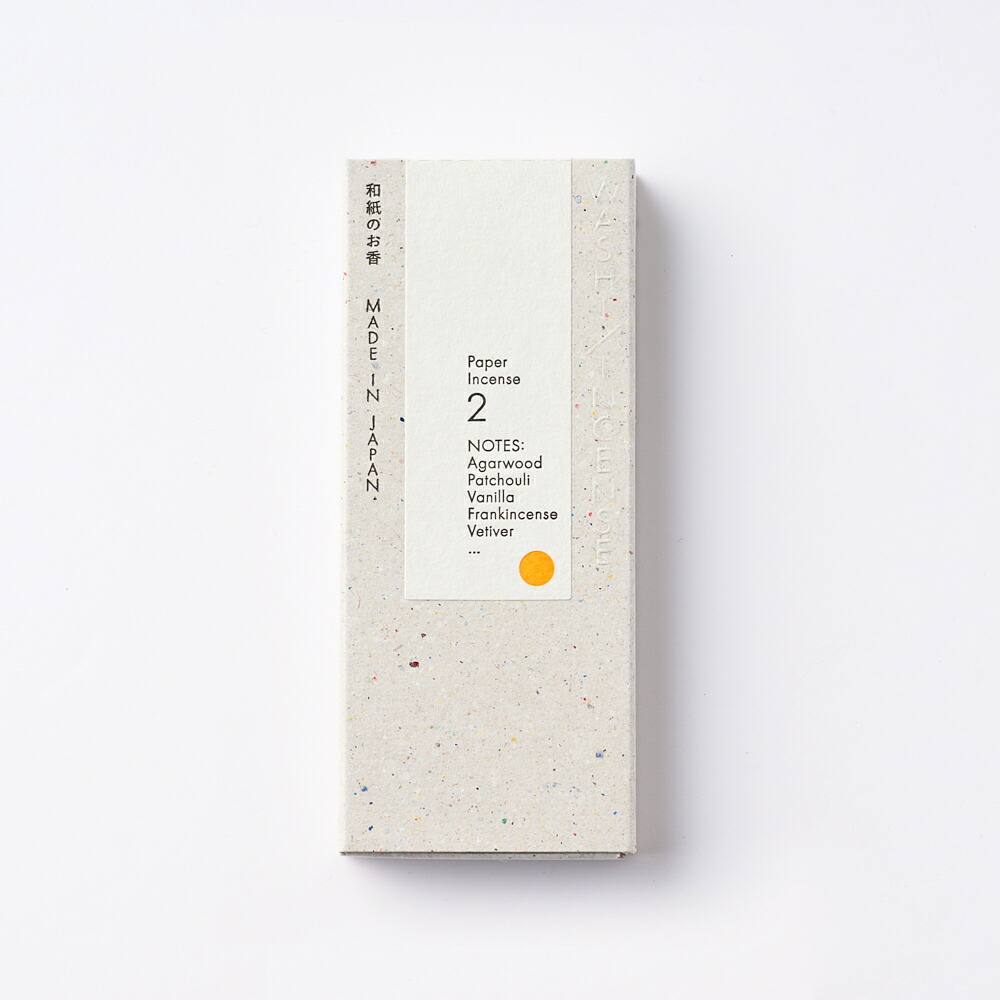 日本薰壽堂 WASHI INCENSE 和紙香 #2 木質草本調