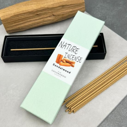 日本春香堂 Shunkohdo 100%天然老山白檀 Nature Sandalwood 白檀線香 20支入