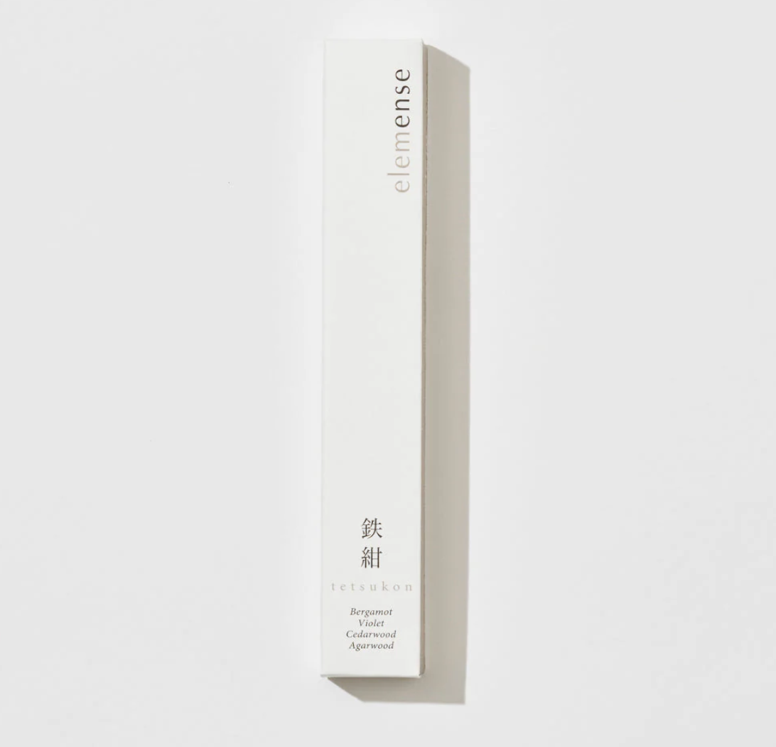 日本 elemense 五行線香 水 tetsukon 鐵紺 線香 10支入