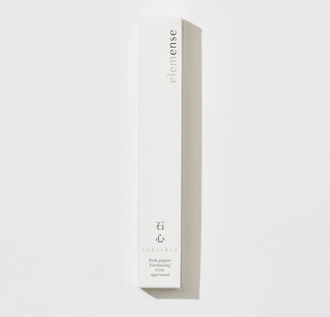 日本 elemense 五行線香 金 sekishin 石心 線香 10支入