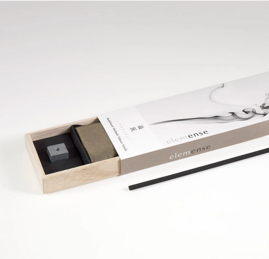 日本 elemense 五行線香 土 nukubai 溫灰 線香 40支入