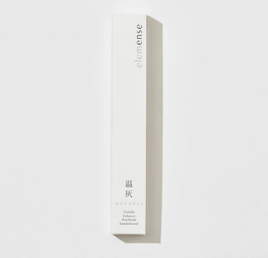 日本 elemense 五行線香 土 nukubai 溫灰 線香 10支入