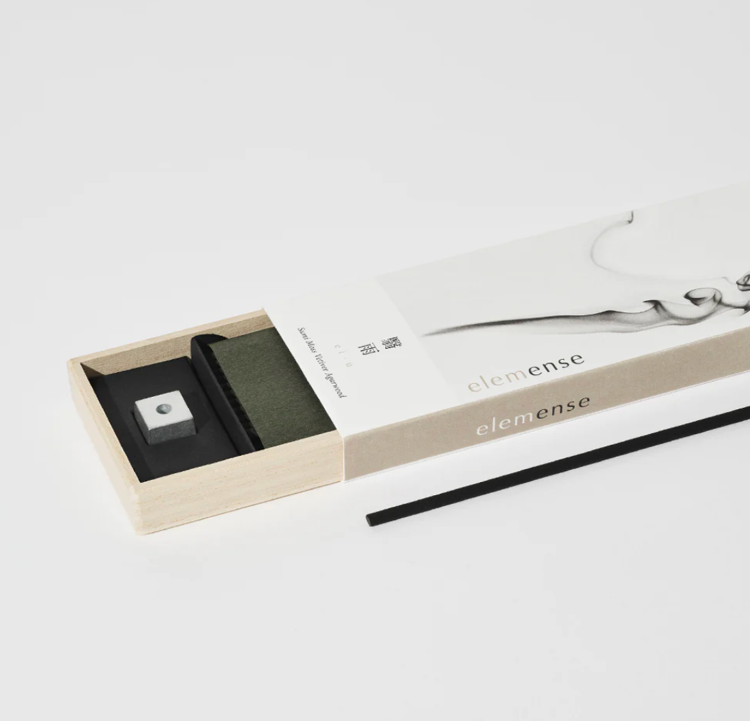 日本 elemense 五行線香 陰 ei-u 翳雨 線香 40支入