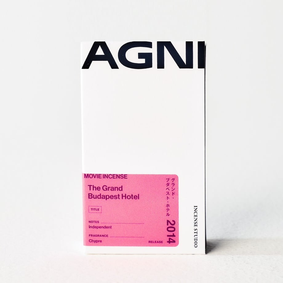 日本 AGNI 電影線香 The Grand Budapest Hotel《布達佩斯大飯店》