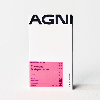 日本 AGNI 電影線香 The Grand Budapest Hotel《布達佩斯大飯店》