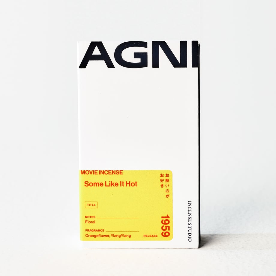 日本 AGNI 電影線香 Some Like It Hot《熱情如火》