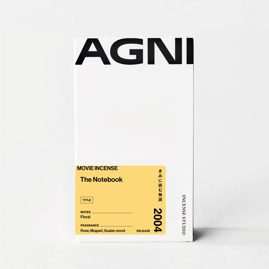 日本 AGNI 電影線香 The Notebook《手札情緣》