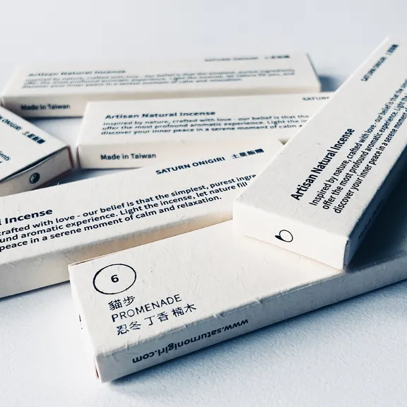 台灣 土星飯糰 貓步—忍冬手工脈輪線香 眉心輪