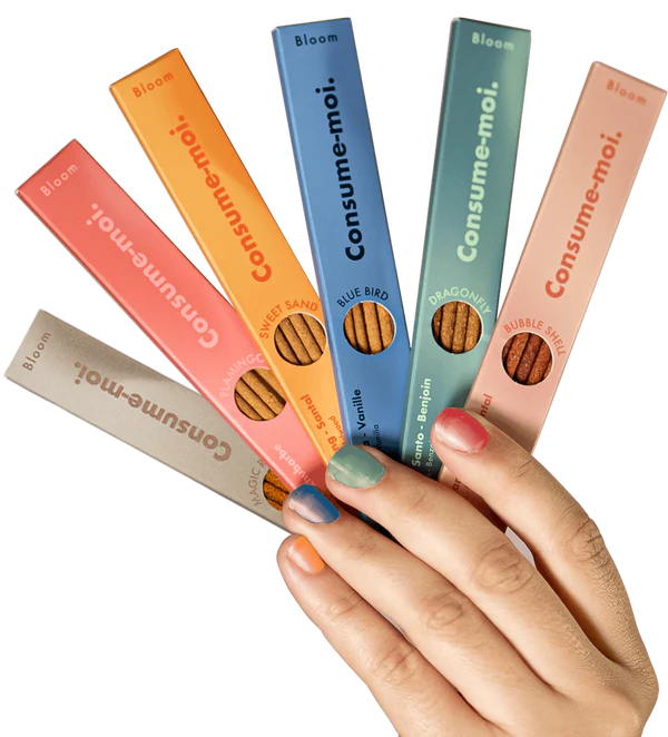 法國 Bloom 泡沫貝殼 Bubble Shell 天然手工線香 25支入