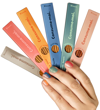 法國 Bloom 泡沫貝殼 Bubble Shell 天然手工線香 25支入