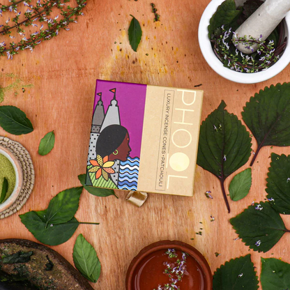 印度 PHOOL 廣藿香 Patchouli 環保有機天然香錐 40顆入