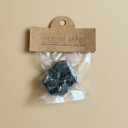 天然水晶原礦 黑碧璽 線香插