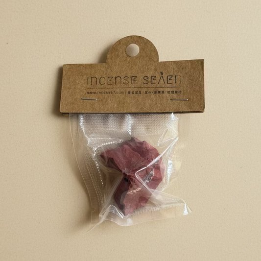 天然水晶原礦 紅碧玉 線香插