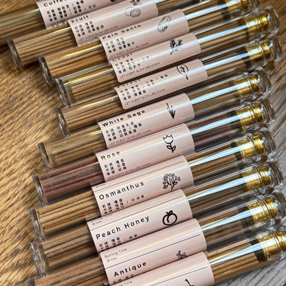 台灣 Incense Seven 香柒 純天然草本系列線香 秘魯聖木、鼠尾草、雪松、森林、花草香調 每盒約 20-25支入
