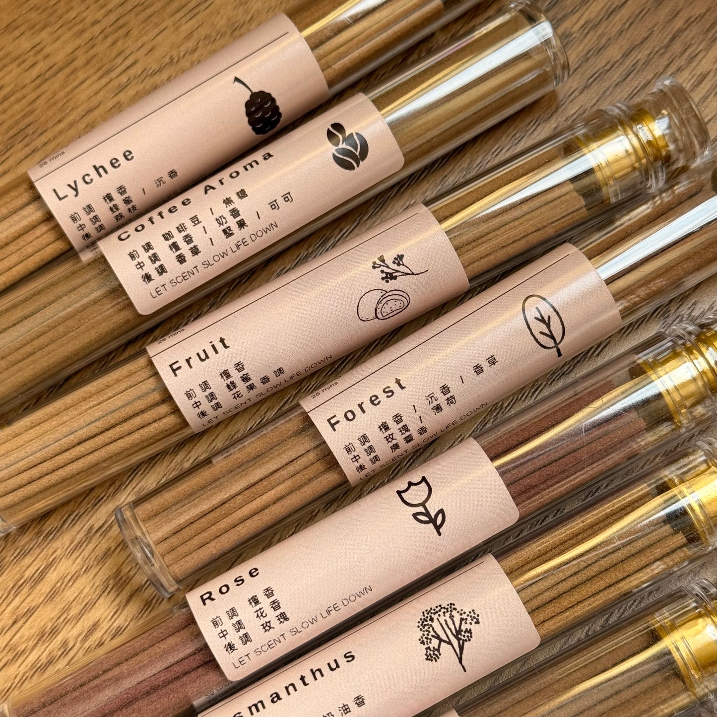 台灣 Incense Seven 香柒 純天然草本系列線香 秘魯聖木、鼠尾草、雪松、森林、花草香調 每盒約 20-25支入