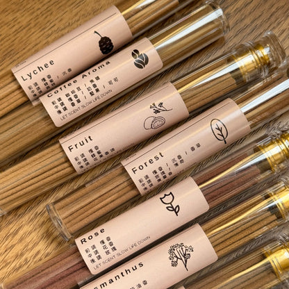 台灣 Incense Seven 香柒 純天然草本系列線香 秘魯聖木、鼠尾草、雪松、森林、花草香調 每盒約 20-25支入