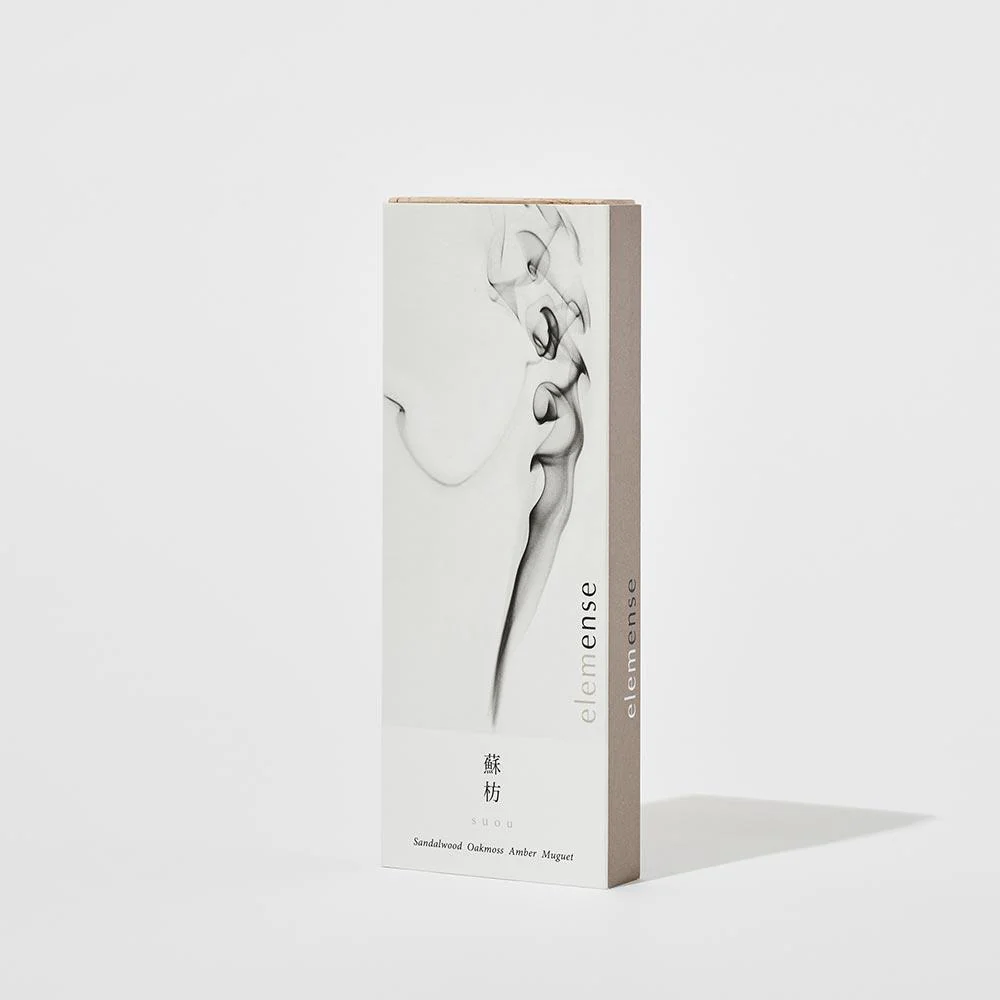 日本 elemense 五行線香 木 suou 蘇枋 40支入