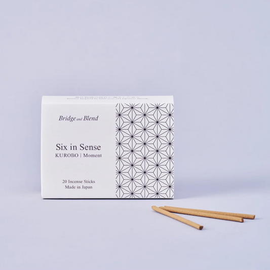 日本 Bridge and Blend 100%天然手工製線香 KUROBO 20支入