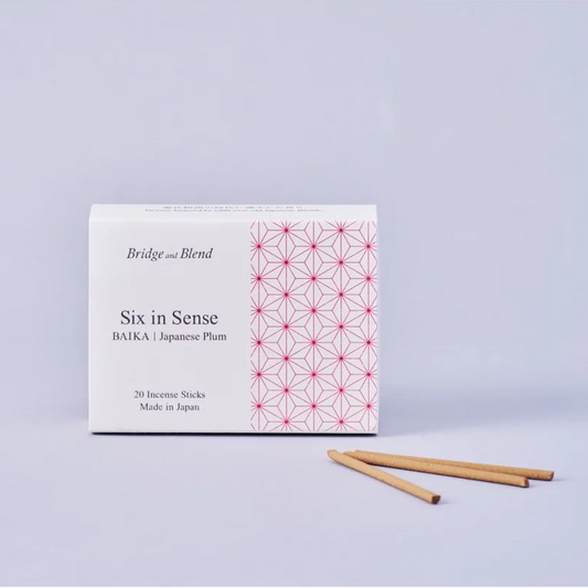 日本 Bridge and Blend 100%天然手工製線香 BAIKA 20支入