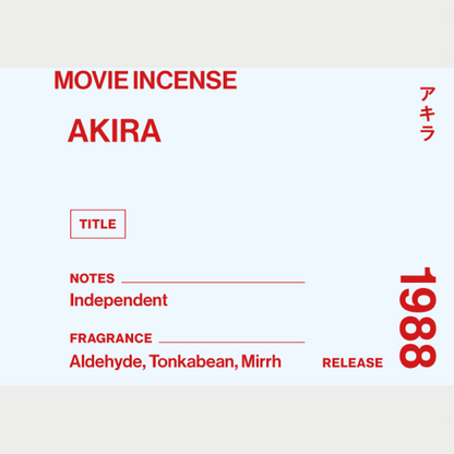 日本 AGNI 電影線香 AKIRA《阿基拉》