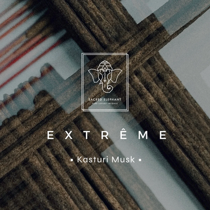 英國 Sacred Elephant - Extreme 極致系列・Katsuri Musk 卡斯圖里麝香 線香 10 支入