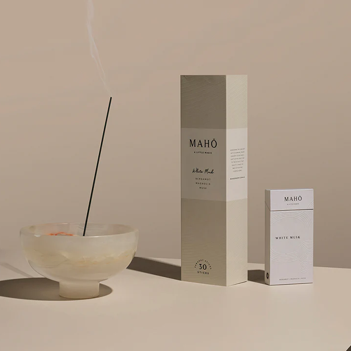 澳洲 MAHŌ 線香 White Musk 白麝香 60支入